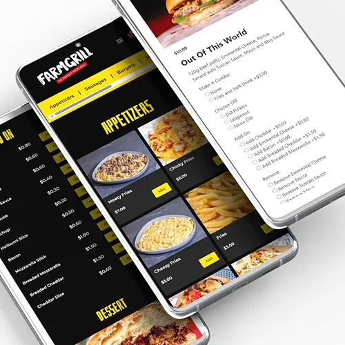 FarmGrill — restaurant brand and digital menu